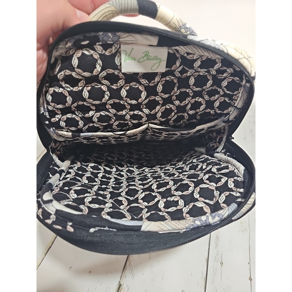 Vera Bradley Camellia Pattern Quilted Backpack - Picture 12 of 15